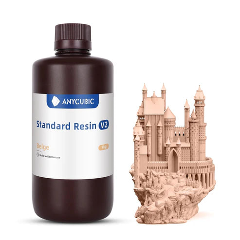 رزین استاندارد انیکیوبیک بژ Anycubic Standard Resin V2
