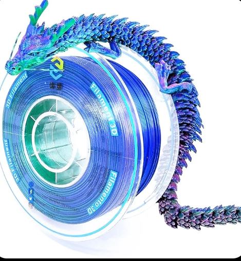 فیلامنت پرینتر سه بعدی سه رنگ یوسو Green Blue Rose Red